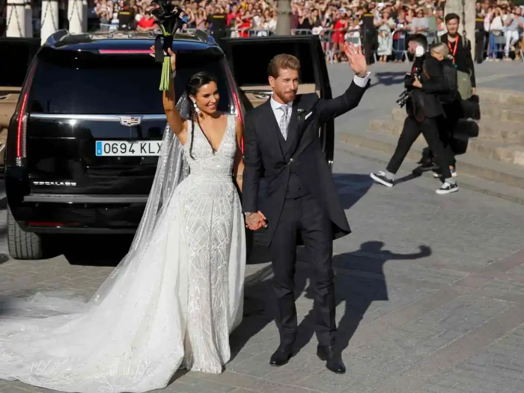 Sergio Ramos and Pilar Rubio