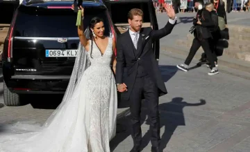 Sergio Ramos and Pilar Rubio