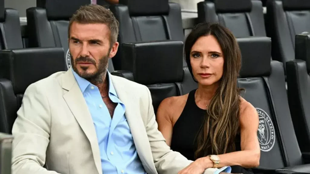 David Beckham and Victoria Beckham