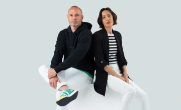 Andrés Iniesta and Anna Ortiz: