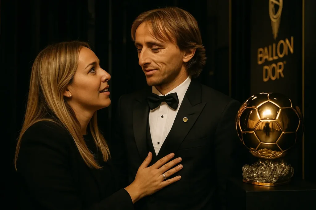 Wife Behind the Ballon d’Or: How Vanja Bosnić Believed in Luka Modrić Before Anyone Else Wife Behind the Ballon d’Or: How Vanja Bosnić Believed in Luka Modrić Before Anyone Else